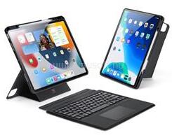 Dux Ducis IPAD Air 13 (2026) / Air 13 (2025) / Pro 12.9 (2018) tok álló, bőr hatású FLIP, ceruza tartó, FEKETE (GP-151169) (GP-151169)