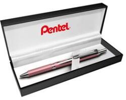 Pentel Rollertoll 0, 35mm, fém rózsaszín test, Energel BL407P-A, írásszín kék (PENTEL_BL407PA) (PENTEL_BL407PA)