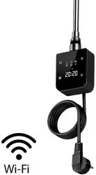 Leziter Wifi-s fűtőpatron törölközőszárító radiátorhoz digitális hőfokszabályozóval 600W fekete (LFPW05-600W-B) - tipparuhaz
