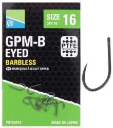 Preston Innovations Horgász horgok, Preston, Gpm-B Barbless, 18-as méret (P0150015)