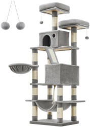 Feandrea PCT165W01 macskafa plüss világosszürke 168 cm (PCT165W01V1)