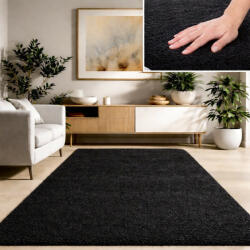  Modern szőnyeg Industrial Lux (Black) 400x500cm Fekete