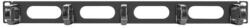 Lanberg Panou management cabluri 5 inele - tip B, 1U, negru (AK-1205-B) - shoppix