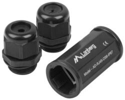 Lanberg Cuplaj inline RJ45 Cat. 6 FTP etanș IP67 (AD-RJ45-OS6-IP67)
