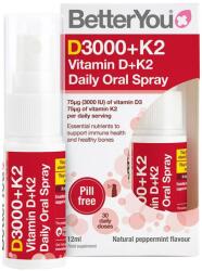 BetterYou Vitamina D + K2 Spray oral, 12 ml, 30 doze zilnice, Better You