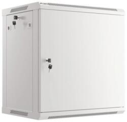 Lanberg Dulap rack 19 perete 12U / 600x450 pentru auto-asamblare, cu ușă metalică, gri (flat pack) (WF01-6412-00S)
