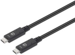Manhattan Cablu de date Manhattan 355223, USB-C male - USB-C male, 1 m, Black (355223)