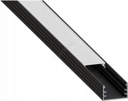 SmartLED Вграден профил за led ленти 1 м, черен/бял (sd0096)
