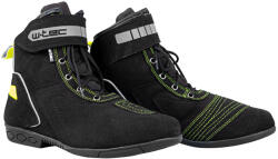 W-TEC Motoros csizma W-TEC Sixtreet 43 fekete-zöld (20442-43)