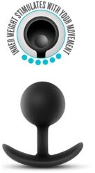 Blush Novelties Dop Anal Adventures Vibra Plug, Negru, 8 Cm