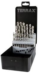 Terrax Csigafúró készlet HSS 25 db-os 1, 0-13, 0 mm - Terrax (A214215)