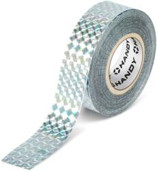 HANDY Öntapadós textil szalag - kábelkorbácsokhoz - 25 m x 19 x 0, 2 mm - fekete, 11071