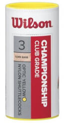 Wilson Sporting Goods Co Wilson Sporting Goods Co. WRT6040YE79 tollaslabda 3 db Szintetikus tollaslabda Sárga (WRT6040YE79)