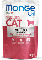 Monge Cat 85gr Grill Pouch Steril Borjú