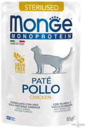 Monge 85gr Paté Steril Csirke Monoprotein