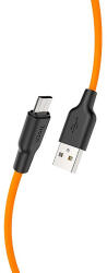 hoco. X21 Szilikon töltőkábel Micro USB 1m, narancssárga (HC711908)
