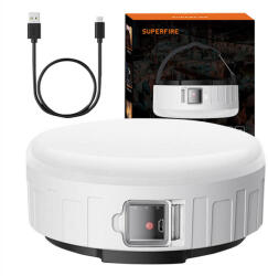 Superfire Kemping lámpa Superfire T25 - 400 lm, USB, 3 mód (T25) - boxon