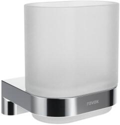 Ravak X07P1364 Chrome CR II 210.00CR pohártartó üvegpohárral, króm (X07P1364)