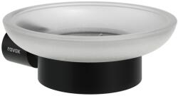 RAVAK X07P1355 Fold FD 200.20BLM szappantartó tálkával, matt fekete (X07P1355)