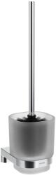 RAVAK X07P1371 Chrome CR II 410.00CR WC-kefe-tartó kefével és tartállyal, króm (X07P1371)