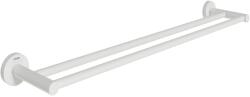 RAVAK X07P1317 Kona KN 320.10WHM dupla törölközőtartó 60 cm, matt fehér (X07P1317)