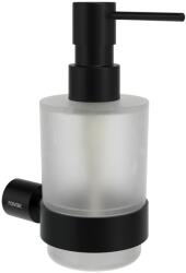 RAVAK X07P1356 Fold FD 231.20BLM szappanadagoló-tartó adagolóval, matt fekete (X07P1356)