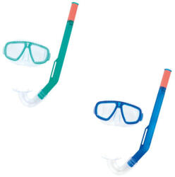 Bestway Hydro-Swim Fun Snorkel Szett Gyermekeknek (24018) - Búvármaszk és Légzőcső Készlet Színes Kivitelben, Kezdő Vízi Felfedezőknek