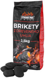 Strend Pro Grill 2.5kg-os Faszén Brikett - Hosszú Égési Idő, Magas Hőmérséklet és Egyenletes Hőeloszlás Grillhez