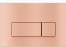 Alcaplast ALCA Nyomólap falsík alatti WC tartályhoz, THIN RED-GOLD-matt (M54-RG-M) (M54-RG-M)