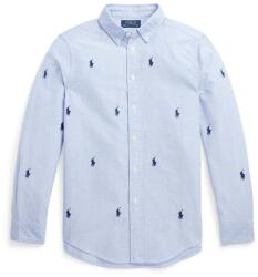 Ralph Lauren gyerek ing pamutból - kék 140-149 - answear - 44 990 Ft