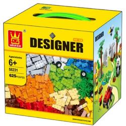 WANGE Kreatív vegyes doboz színes építőkockákkal | 625 db építőkocka | építőjáték készlet | WANGE 58231 (58231) - innotechshop - 8 230 Ft