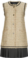 KARL LAGERFELD Rochii scurte Femei BOUCLE SLEEVELESS DRESS Karl Lagerfeld Bej IT 44