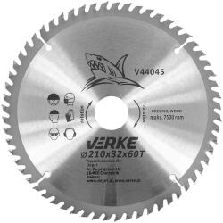  VERKE vídiás körfűrész tárcsa vágótárcsa 210x32 mm 60T V44045 (V44045)