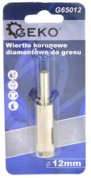 GEKO körkivágó gyémánt lyukfúró vizes fúráshoz GRES 12 mm G65012 (G65012)