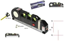 GEKO többfunkciós lézeres vízmérték 2, 5m mérőszalag G03310 (G03310)
