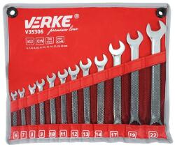  VERKE Premium csillag-villáskulcs készlet 6-22 mm 12 db (V35306) (V35306)