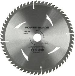  POWER BLADE vídiás körfűrész tárcsa vágótárcsa 185x20 mm 60T M09059 (M09059)