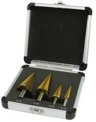 MAR-POL lépcsős fúró készlet HSS 4 db M22320 (M22320)