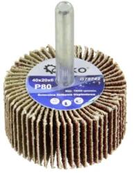 GEKO CSAPOS LAMELLÁS CSISZOLÓKORONG P80 40x20mm 6mm G78742 (G78742)