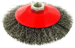 GEKO drótkorong drótkefe hullámos 125mm M14 G00599 (G00599)