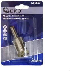 GEKO körkivágó gyémánt lyukfúró vizes fúráshoz GRES 20 mm G65020 (G65020)