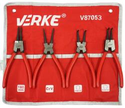 VERKE seeger fogó készlet külső/belső 180 mm 4 db V87053 (V87053)