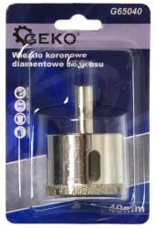GEKO körkivágó gyémánt lyukfúró vizes fúráshoz GRES 40 mm G65040 (G65040)