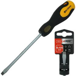  VERKE Premium Line lapos csavarhúzó 6x125 mm S2 (V86441) (V86441)