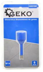 GEKO gyémánt koronafúró dobozfúró gres/kerámia/csempe 8mm M14 G65108 (G65108)
