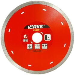 VERKE gyémántvágó gyémánt vágótárcsa vágókorong folyamatos vágóélű 180x1, 6x25, 4mm V44351 (V44351)