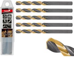 Tvardy fémfúró 7, 8 mm TiN HSS 5db T02078 (T02078)
