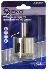GEKO körkivágó gyémánt lyukfúró vizes fúráshoz GRES 35 mm G65035 (G65035)