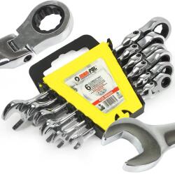 MAR-POL racsnis csukló csillag-villás kulcs készlet 8-17 mm 6 db M58604 (M58604)