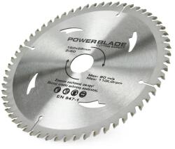  POWER BLADE vídiás körfűrész tárcsa vágótárcsa 160x22 mm 60T M09056 (M09056)